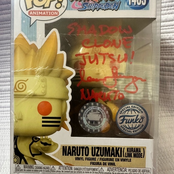 Funko Pop Autographed Naruto Uzumaki Kurama Link Mode Figure - Picture 2 of 7